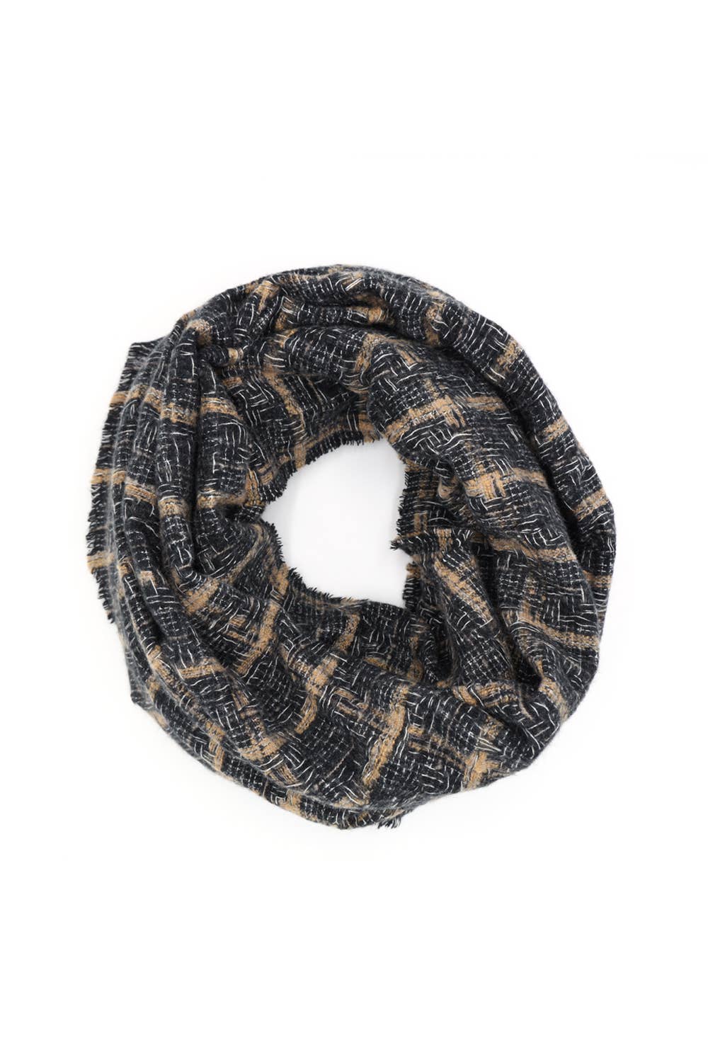 Anarchy Street - Wholesale Scarf - Women's - Plaid Print Infinity Scarf4
