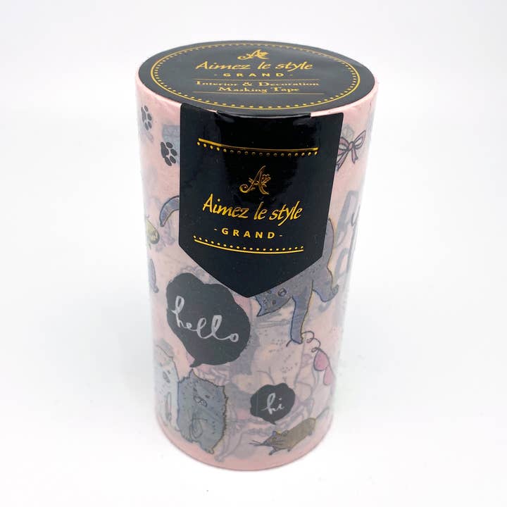 Washi /Masking Tape "Cat World" für den Großhandel von Creabrulee