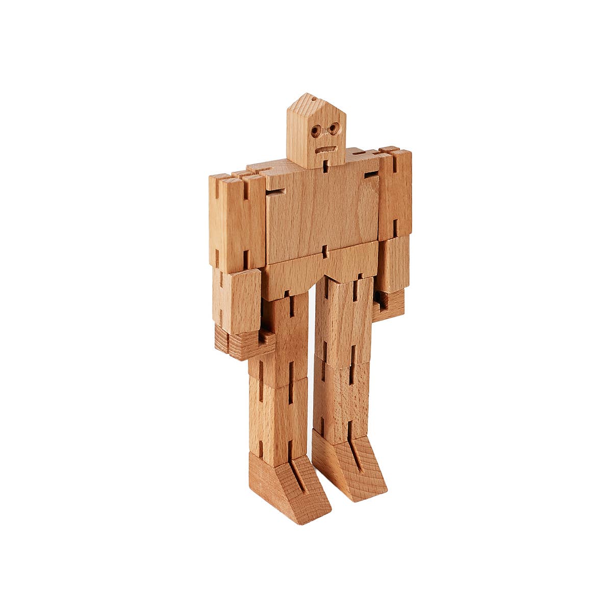 Until Pty Ltd - Wholesale Wood toy – Child - Areaware Cubebot Micro Julien Robot Toy