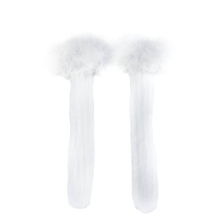 Calcetines de plumas de para venta al por mayor de Petite Maison Kids