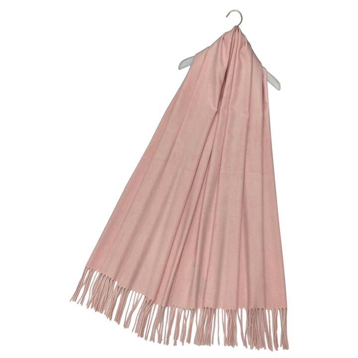 Fashion Scarf World - Wholesale Scarf - Women's - Soft Wool Tassel Blanket Wrap Scarf