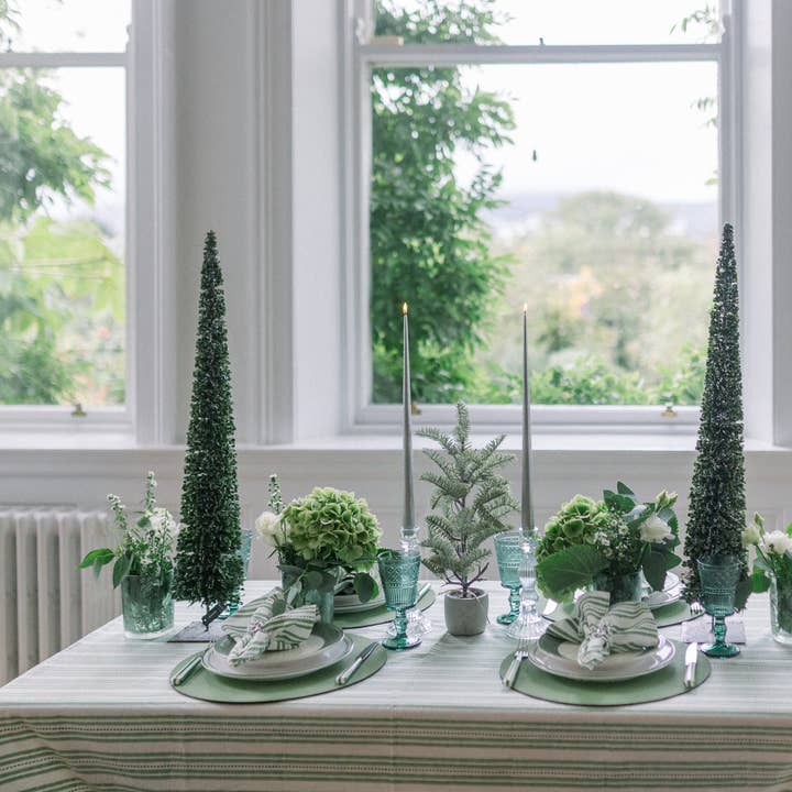 LNH EDIT - Wholesale Tablecloth - Elsie Green Tablecloth