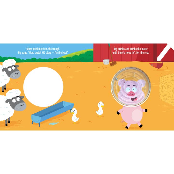 Little Hippo Books - Wholesale Baby & Toddler Book (0-2) - Kind of a Pig Deal- Children's Sensory Storybook with Touch and Fidget Bead Maze2