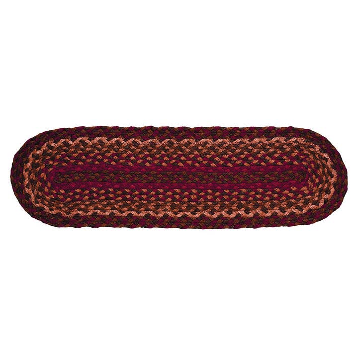 IHF HOME DECOR/IHF RUGS - Wholesale Area Rug - Cinnamon Braided Jute Area Rug & Tabletop Collection BR-1754