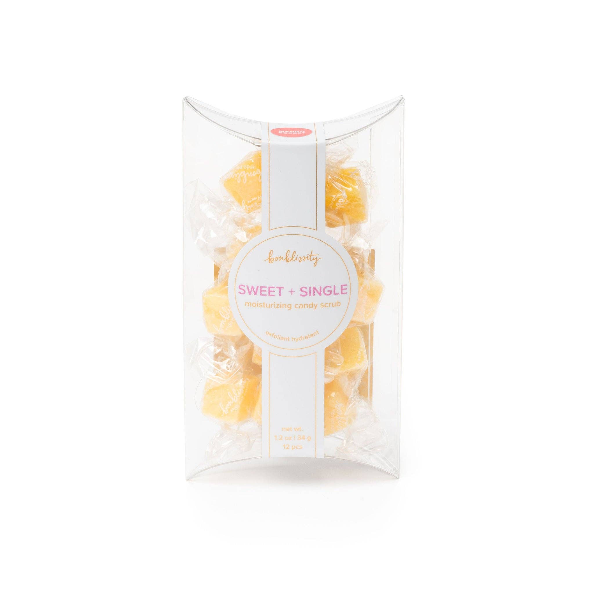 Bonblissity - Wholesale Body Scrub/Exfoliant - Case of Mini-Me Sugar Cube Candy Scrub - Mango Sorbet (MSRP $12)2