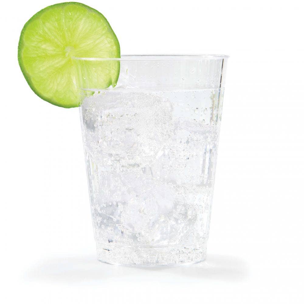 Bulk Party Decor - Wholesale Disposable Cup - Clear 12 oz Plastic Tumblers, 8/Pkg2