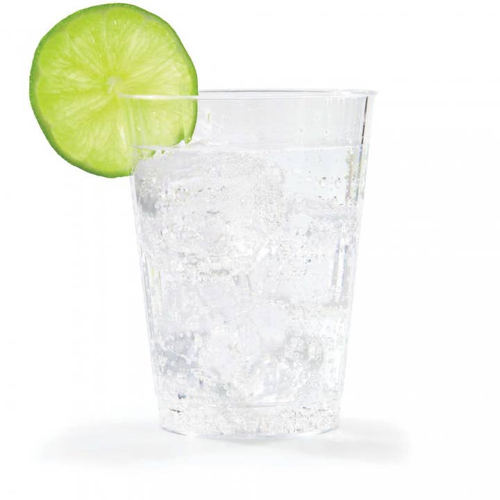 Bulk Party Decor - Wholesale Disposable Cup - Clear 12 oz Plastic Tumblers, 8/Pkg2