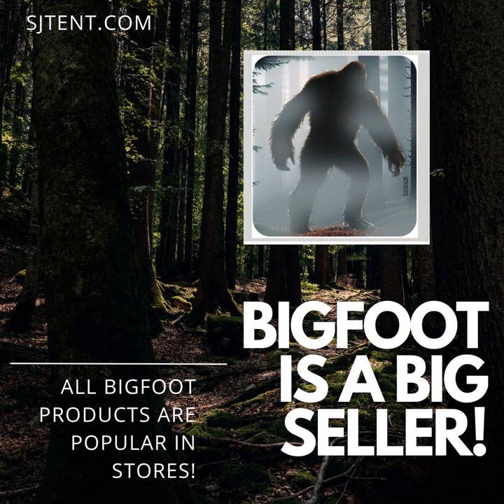 SJT Enterprises, Inc. - Vendita all'ingrosso Calamite - Magneti ovali per auto di destinazione - Ho notato Bigfoot1