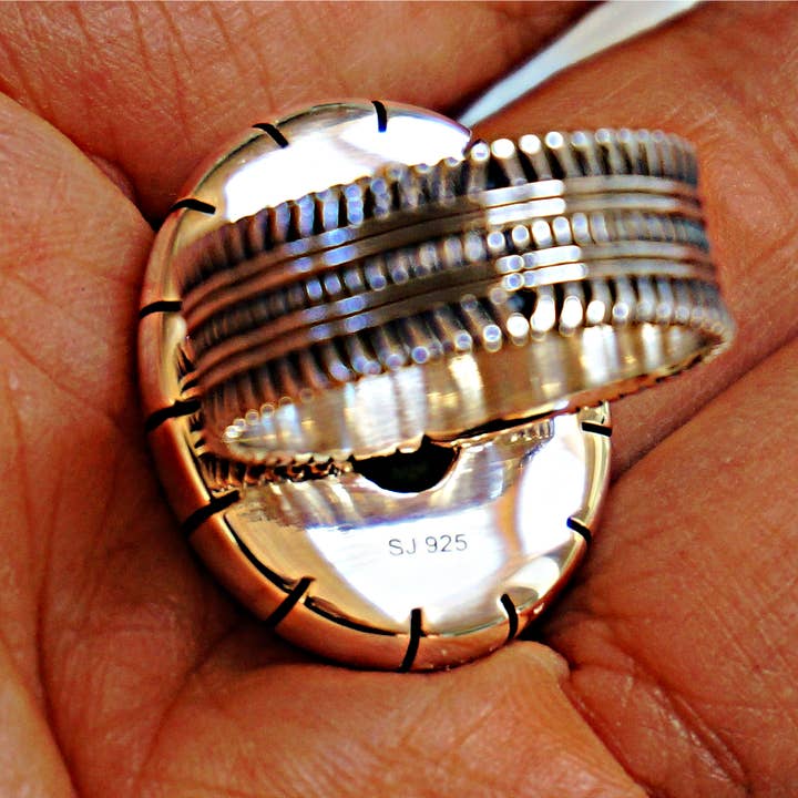 Sowell Jewelry - Wholesale Single Stone/Solitaire Ring - *Limited Edition* Number 8 Turquoise Sterling Silver Ring4