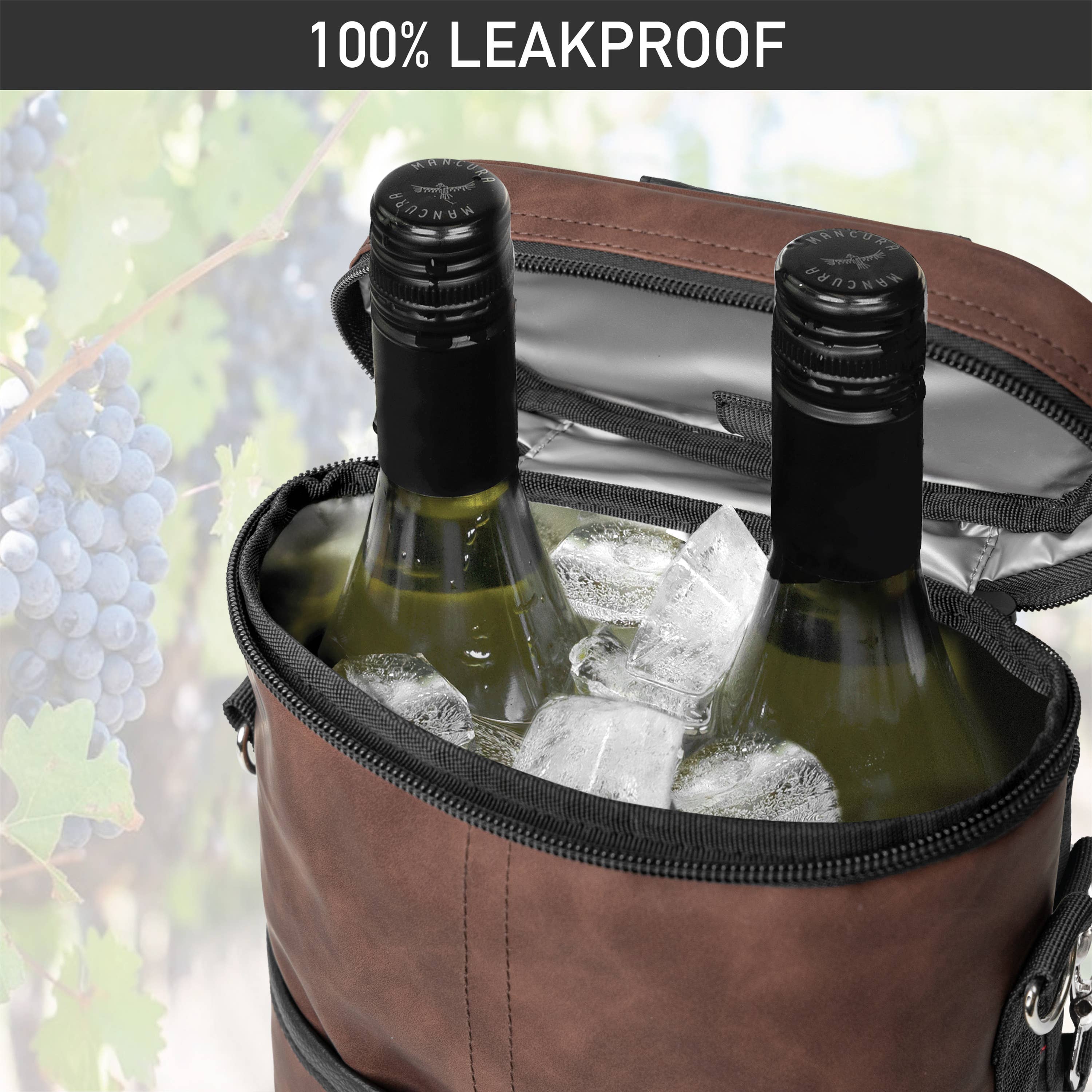 OPUX – Großhandel Weintasche – Weintragetasche für 2 Flaschen22