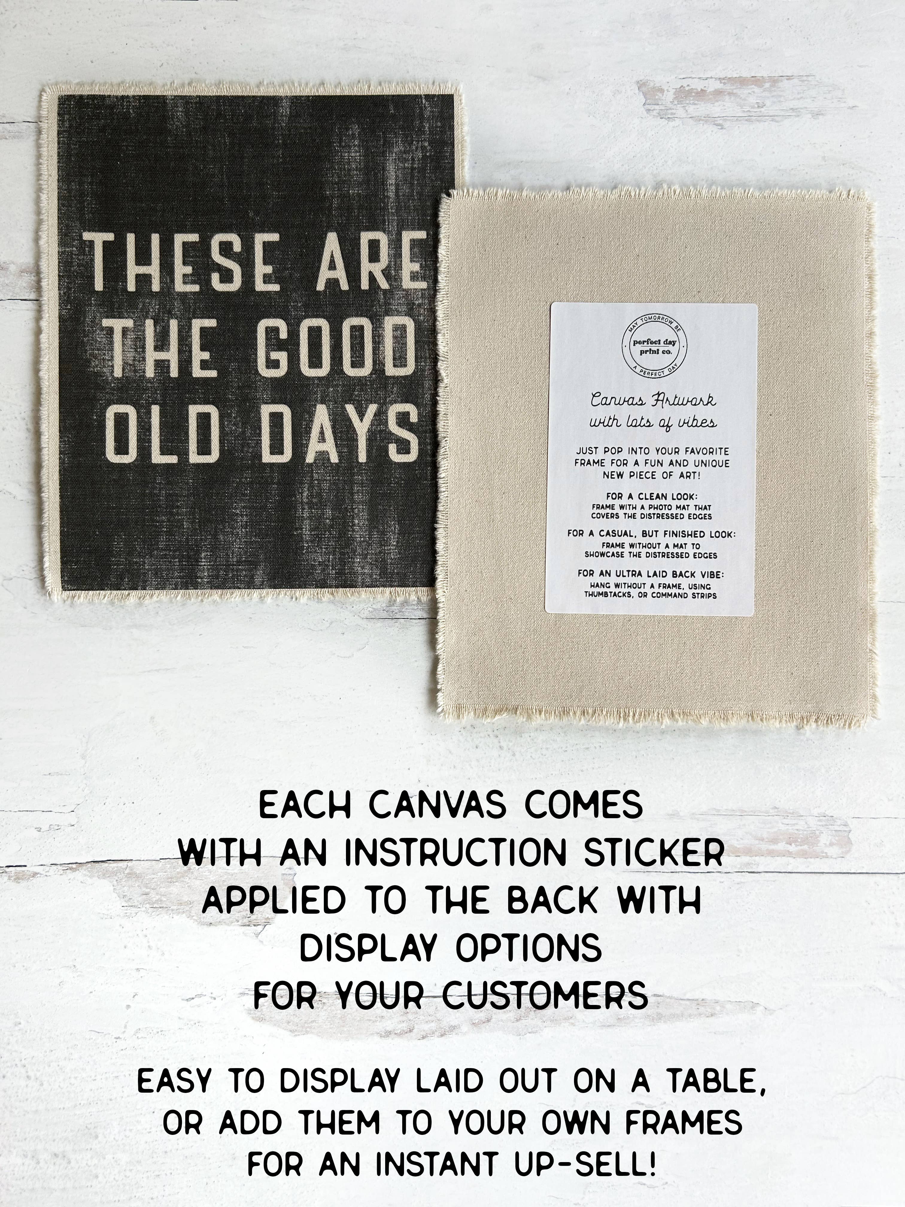 Perfect Day Print Co - Wholesale Art Print - Go Bills Josh Allen Quote Buffalo Canvas Art Print, 8x104