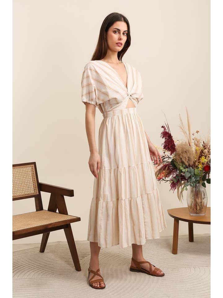 Daphnea - Wholesale Dress - Women's - 31935 TANGERINE DRESS