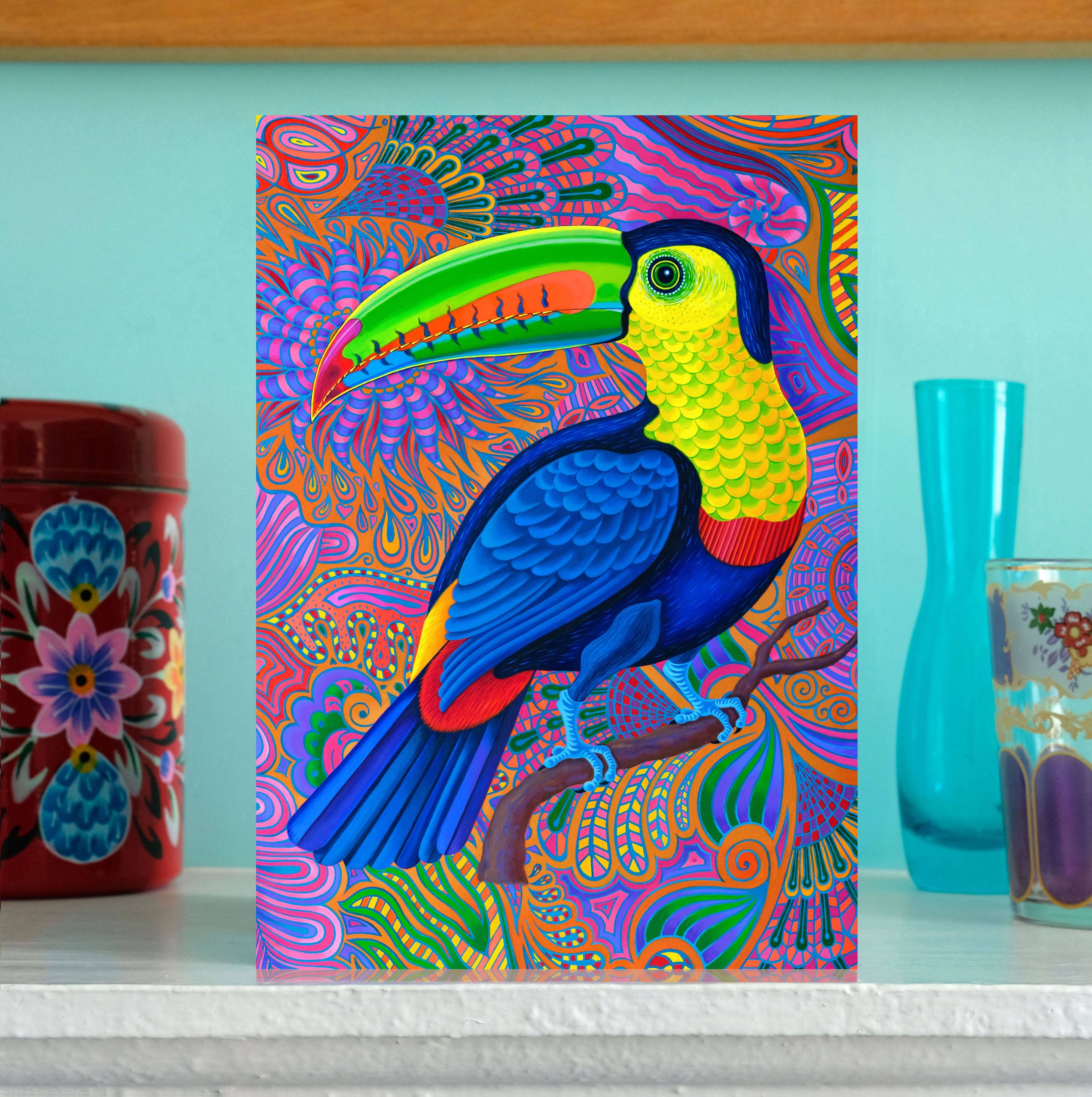 Tattersfield Designs - Venta al por mayor Tarjetas de felicitación - Tarjeta «Tucán»1