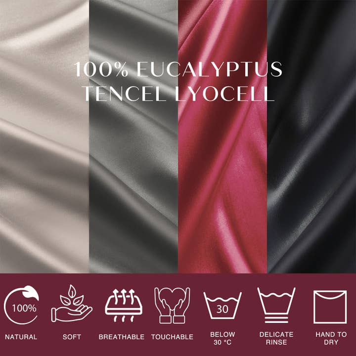 LivingTaste Home Inc - Wholesale Sheet Set - Tencel Bed Sheet 4-Piece Set13