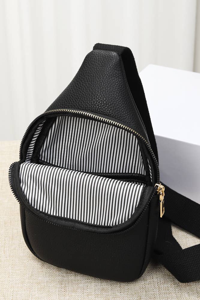 Hana – Engroshandel Crossbodytaske - Dame – Solid PU slynge taske14