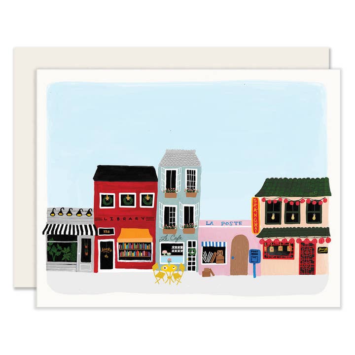 Town Scene for wholesale by Slightly Stationery