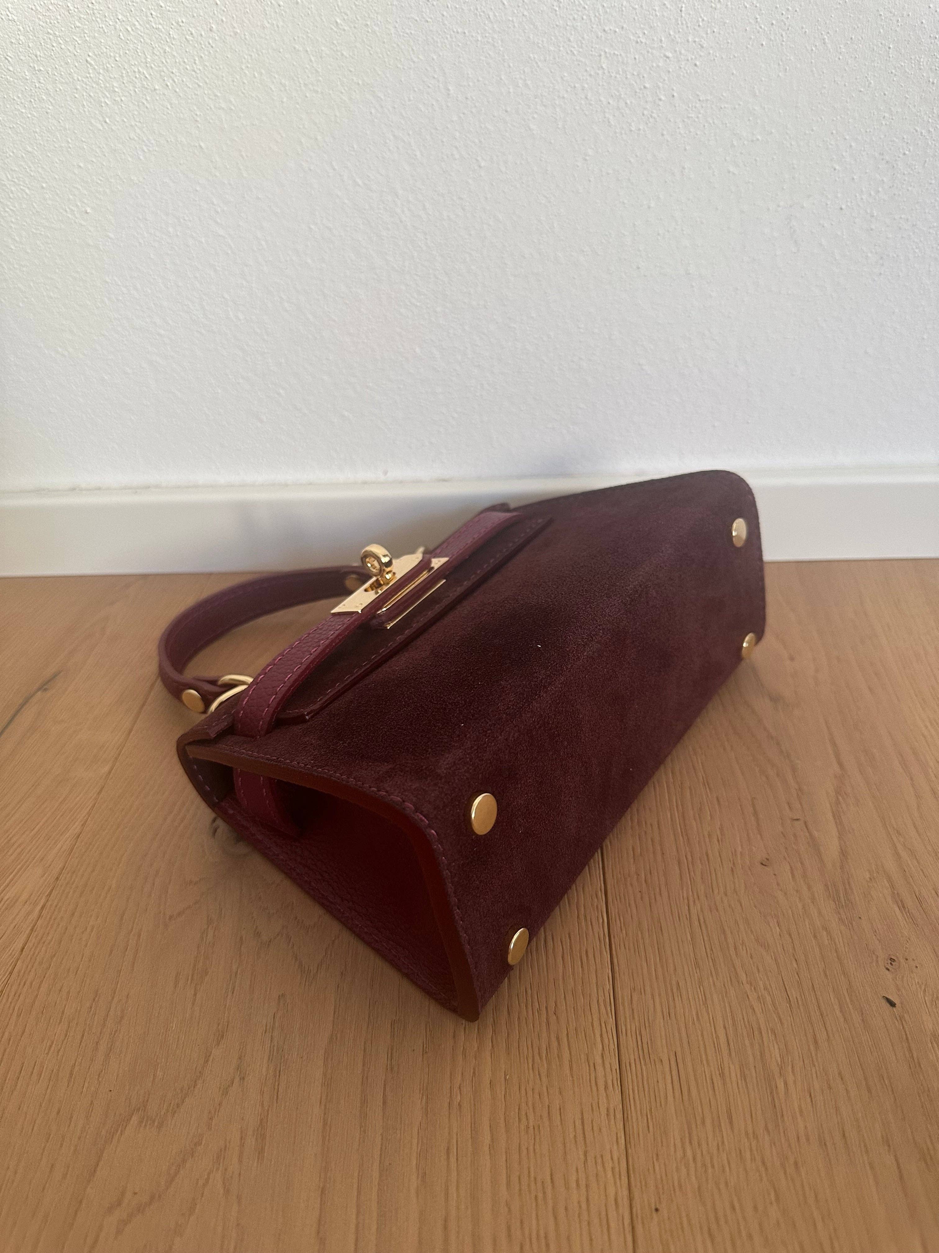 Zhade – wholesale Top handle bag – women's – MINI K- suede4