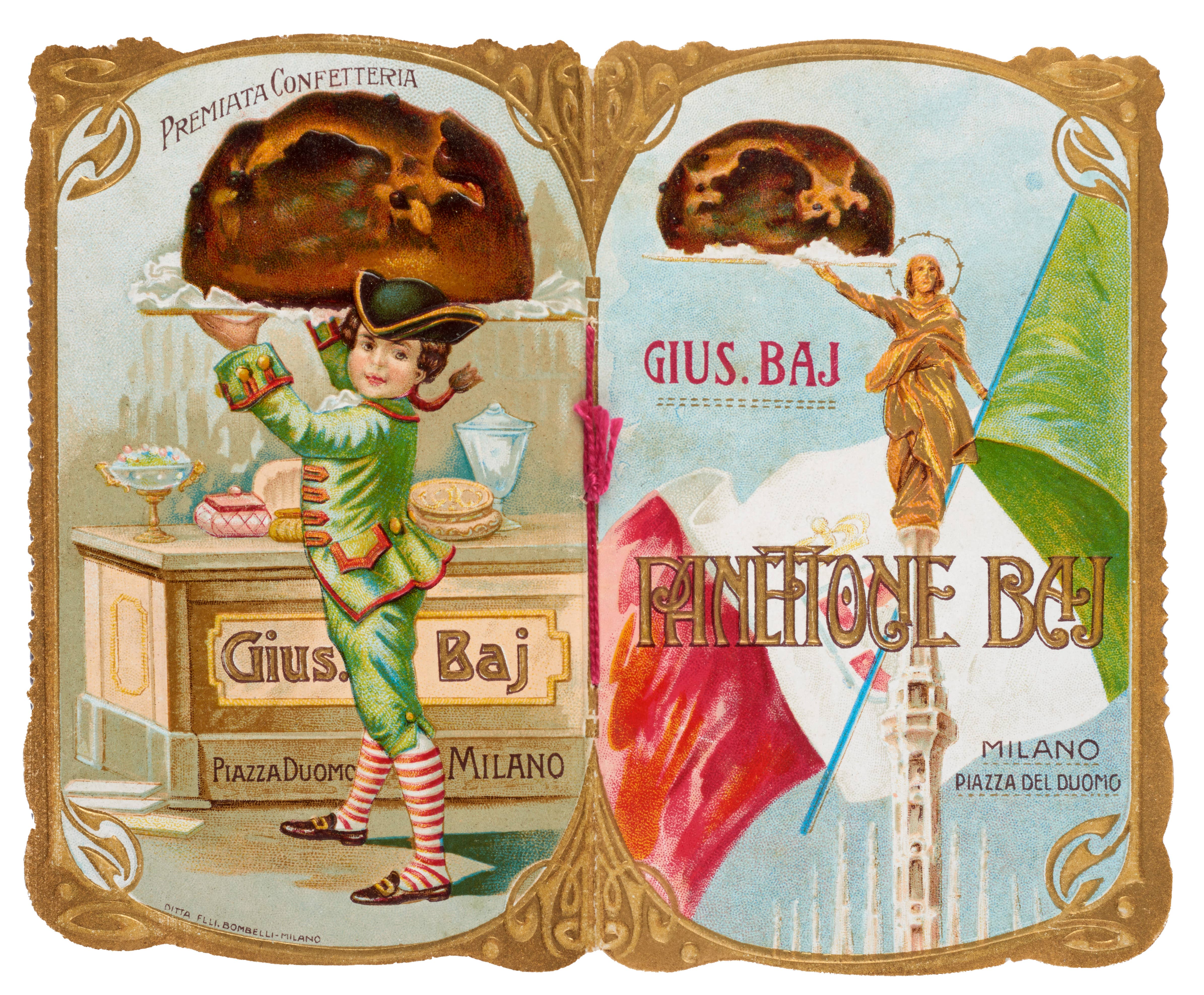 Baj  - Dal 1768 - Wholesale Cake - BAJ 1768 - Three Chocolates Panettone - Tin box - 1kg3