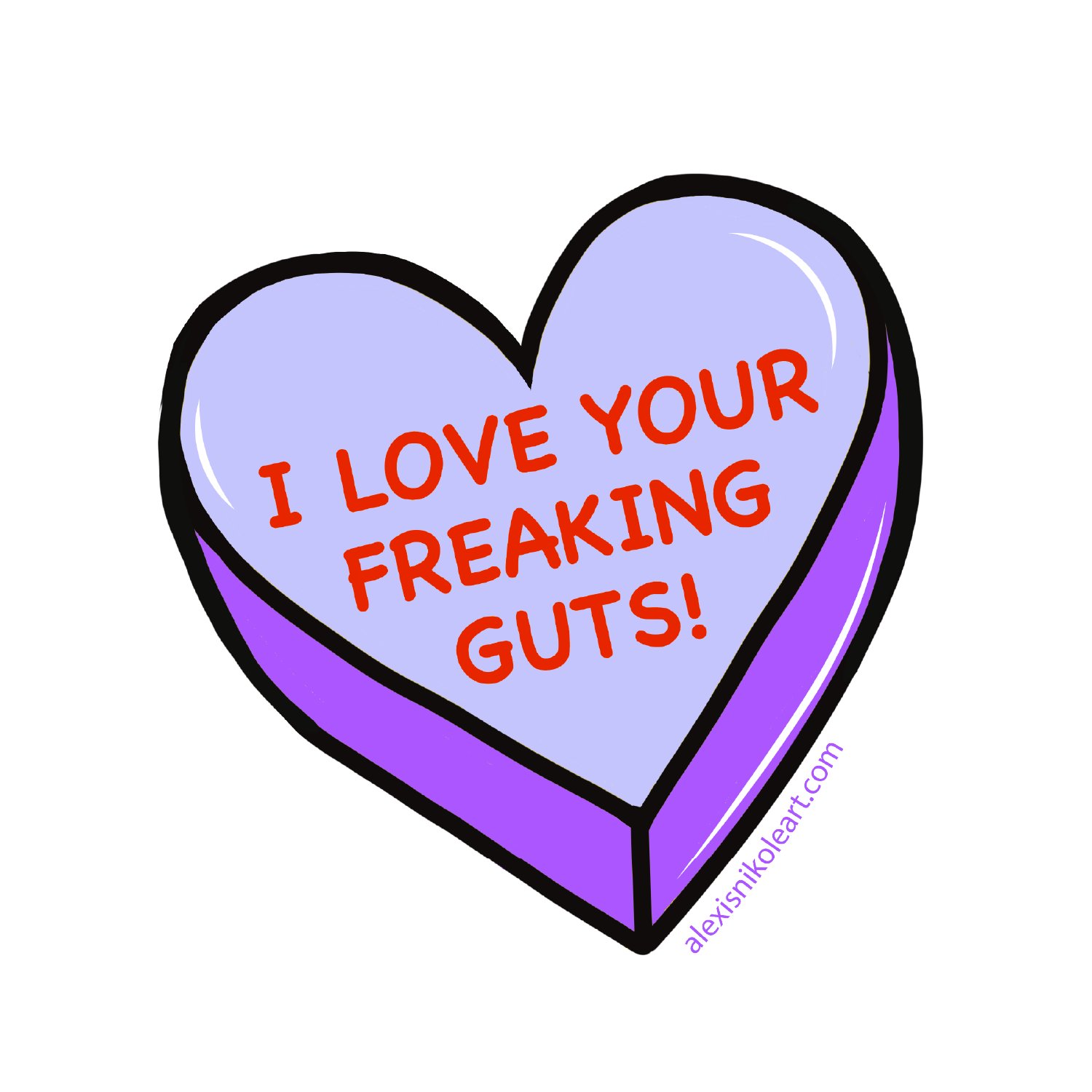 Alexis Nikole - Wholesale Sticker - Valentines Mean Sweethearts Sticker Pack4