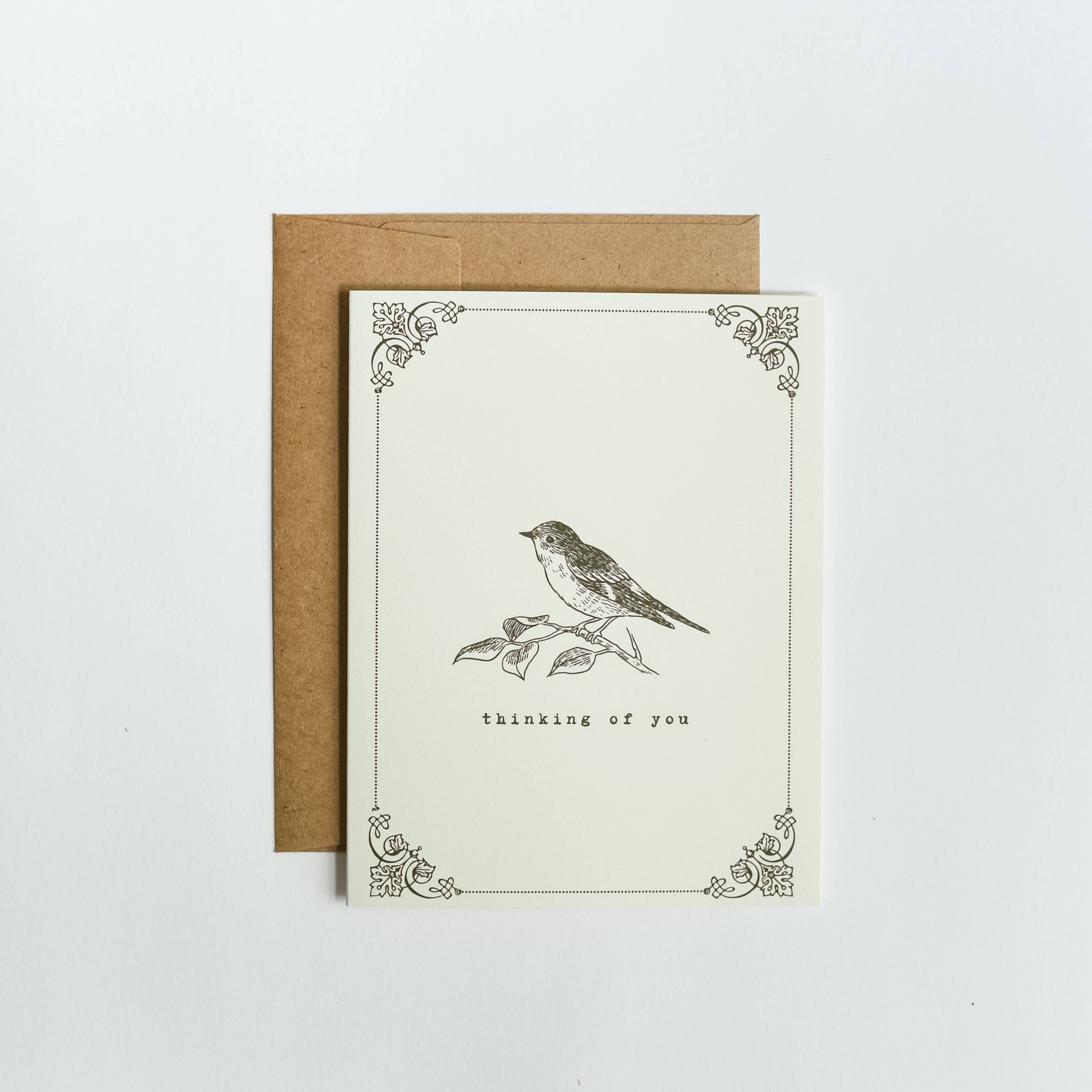 Cardinal Farmhouse - Wholesale Thinking of You Card - Thinking of You - Greeting Card