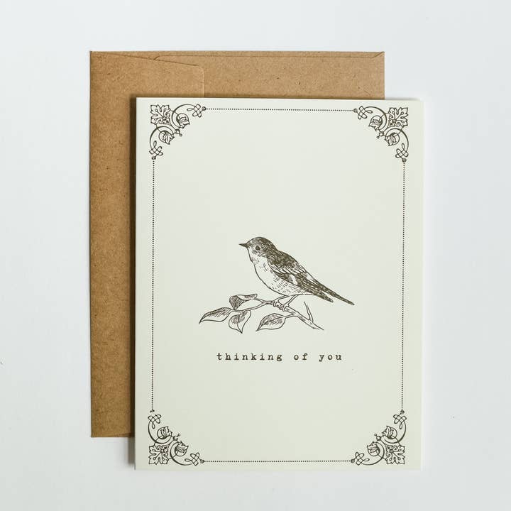 Thinking of You - Greeting Card for wholesale by Cardinal Farmhouse