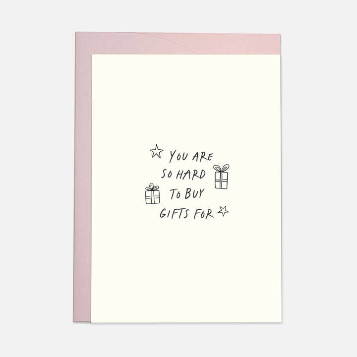 Carte de vœux « difficile à offrir » pour la vente par Kaart Blanche