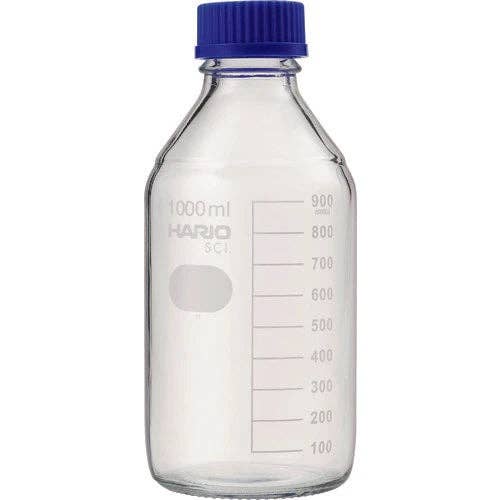 HARIO USA - Wholesale Milk/Juice Bottle - Glass Bottle with Screw Cap 1000mL