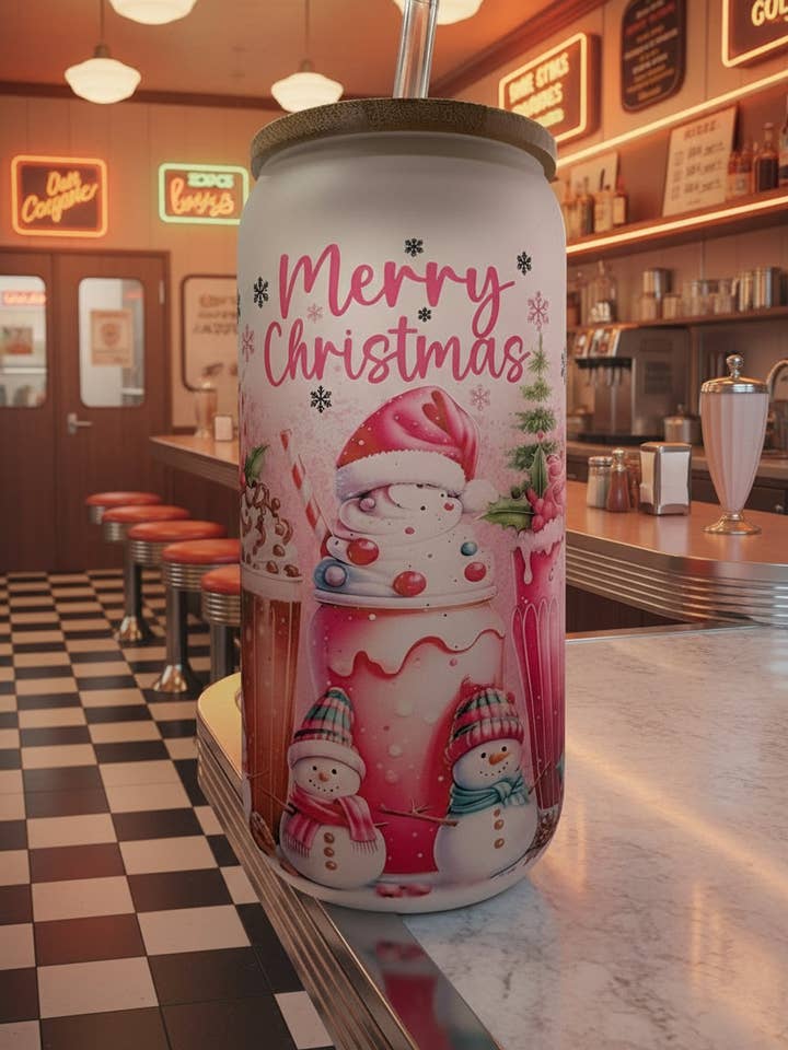 Merry Christmas Snowman Tumbler for wholesale by Smiles & Styles Boutique