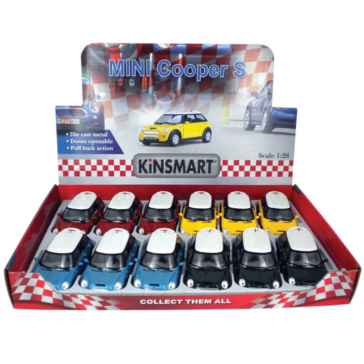 Mini Cooper S 12-unit Display for wholesale by US Toy Company