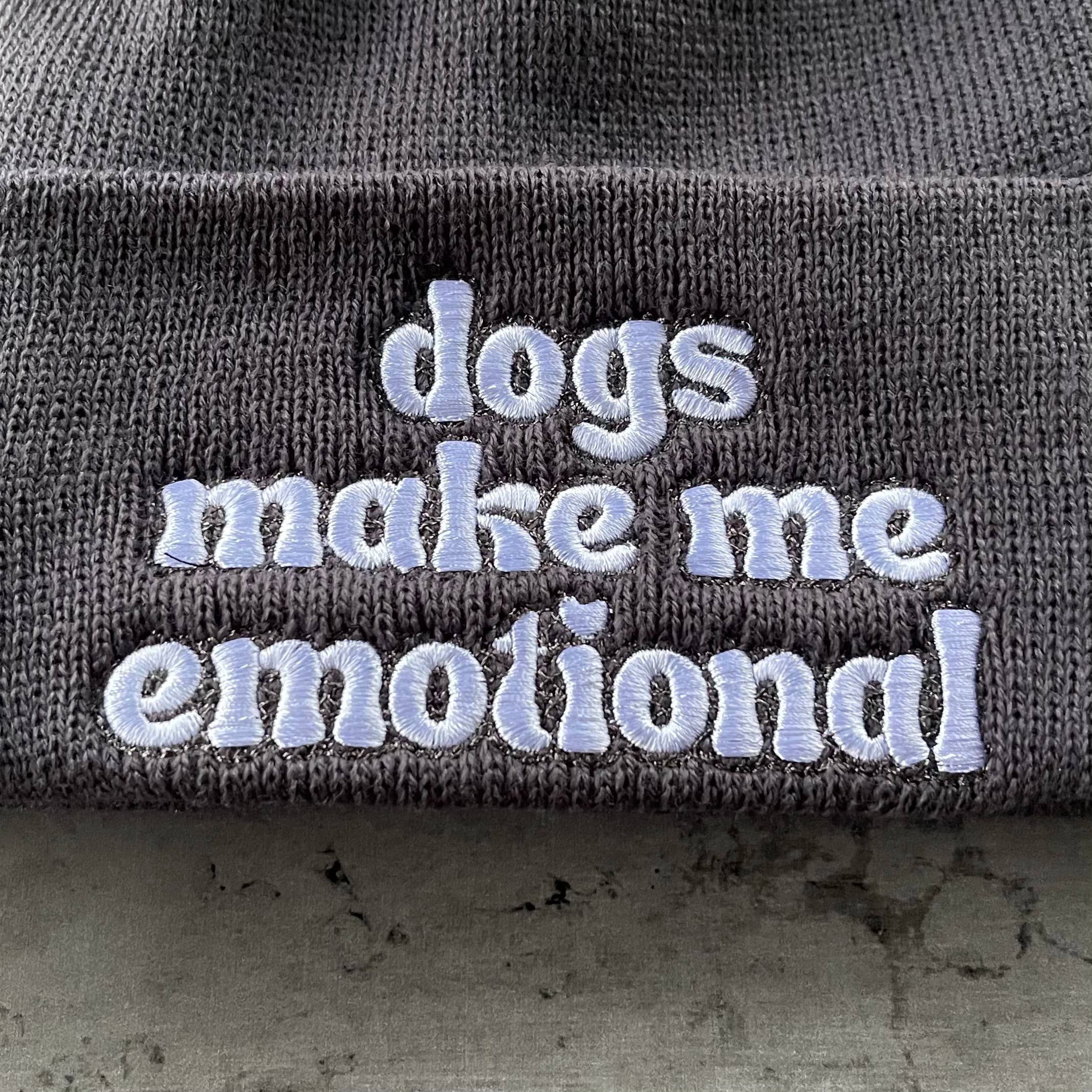 The Silver Spider - Wholesale Beanie - Dames - Honden maken me emotioneel: gebreide muts gemaakt in Amerika1