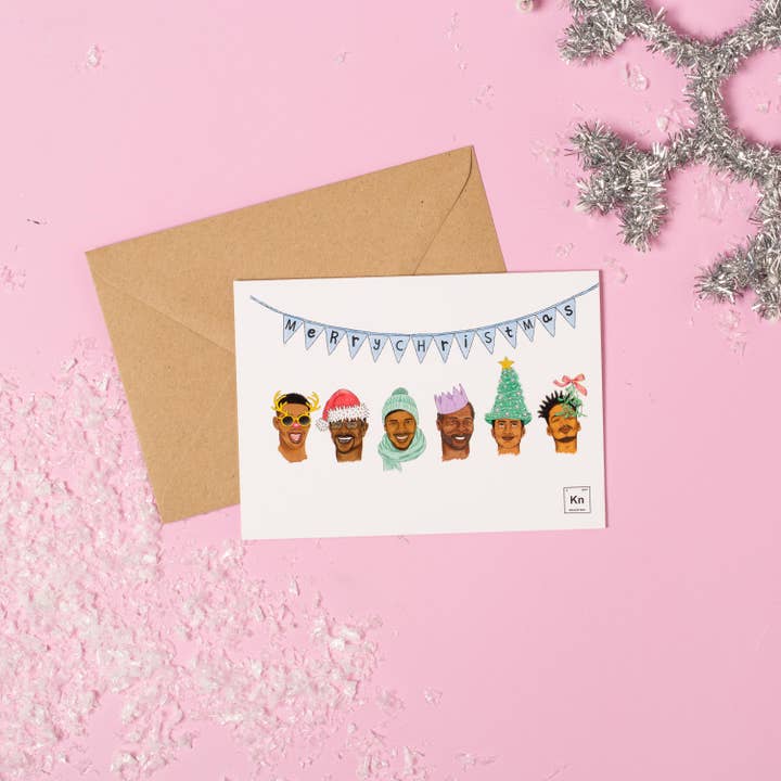 ¡Feliz Navidad, muchachos! Tarjeta para venta al por mayor de KitsCH Noir