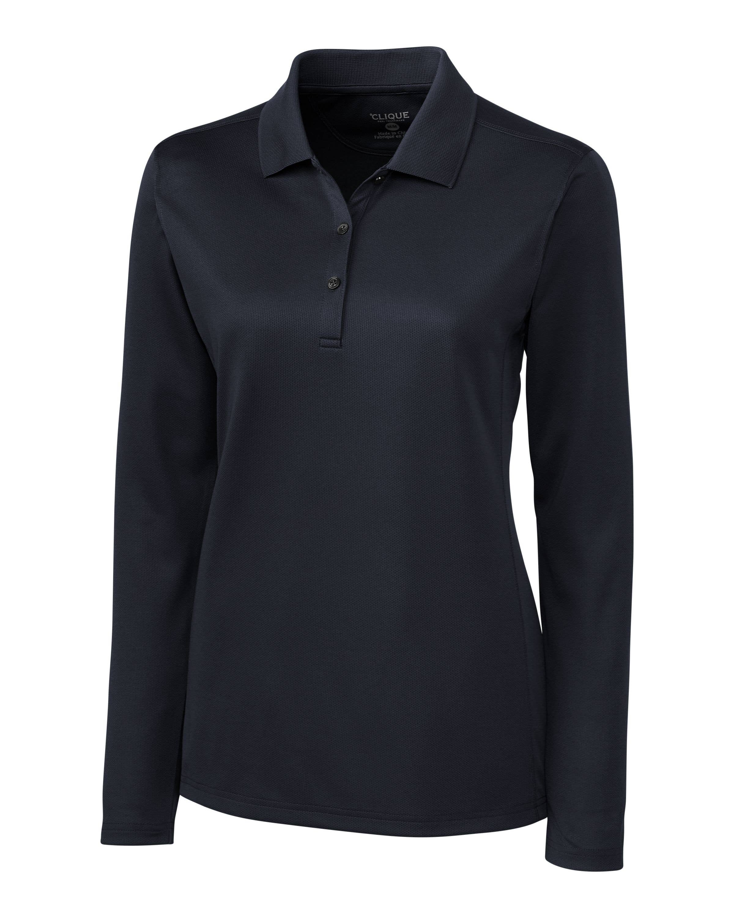 Cutter & Buck - Wholesale Polo - Women's - Clique Ice Pique Long Sleeve Tech Womens Polo1