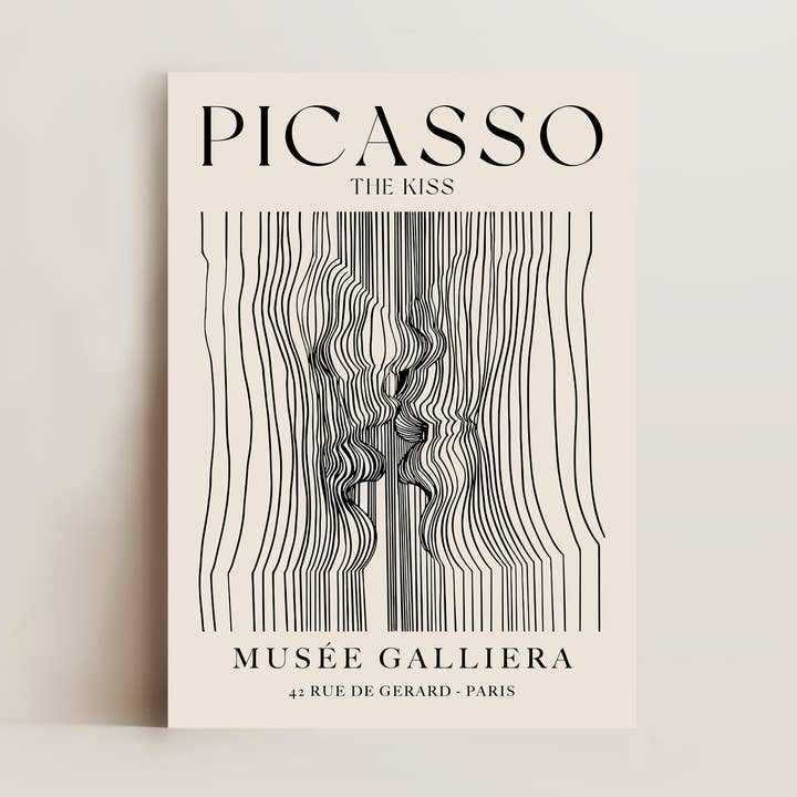 Picasso Kyssen Tryck för wholesale av Alluvion