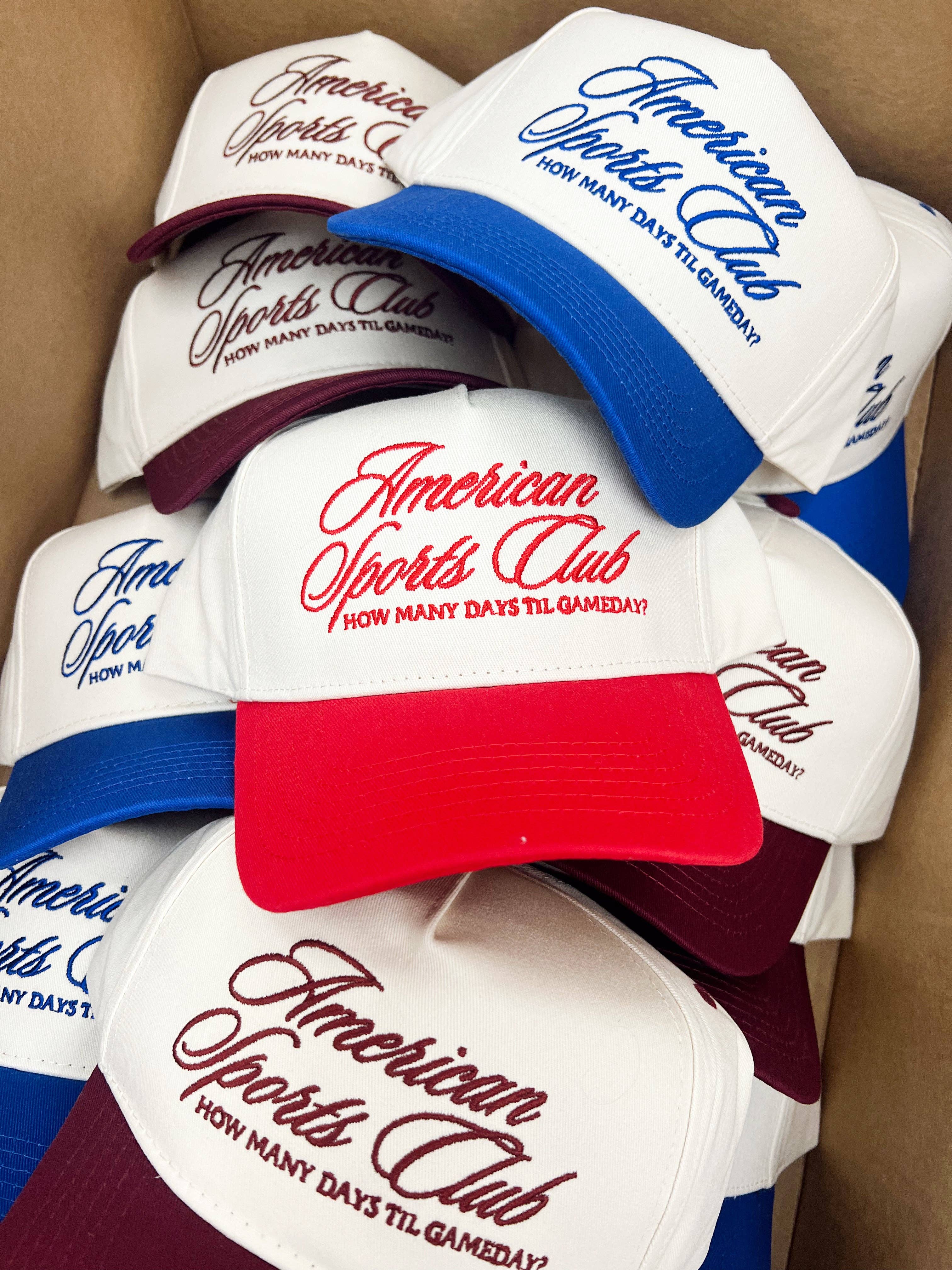 KENZKUSTOMZ - Vente Casquette de camionneur – femme - Casquette de camionneur vintage American Sports Club15