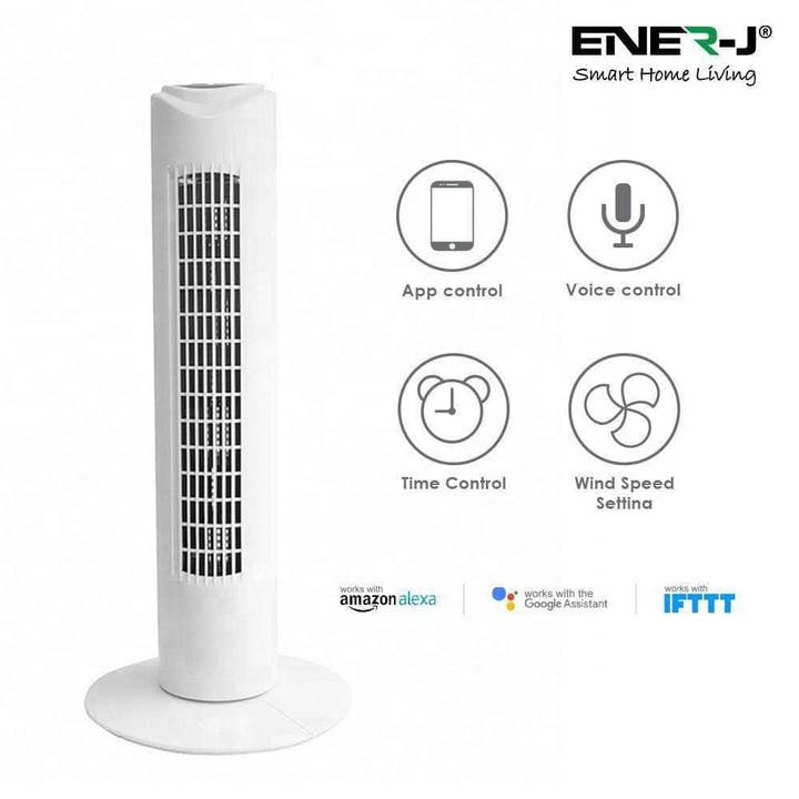 ENER-J – wholesale Electric fan – Smart Wifi Tower Fan, Voice & App Control4