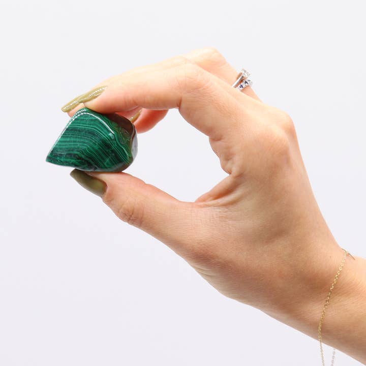 Ancient Wisdom - Wholesale Spiritual Stone/Crystal - Large African Tumble Stone Malachite1