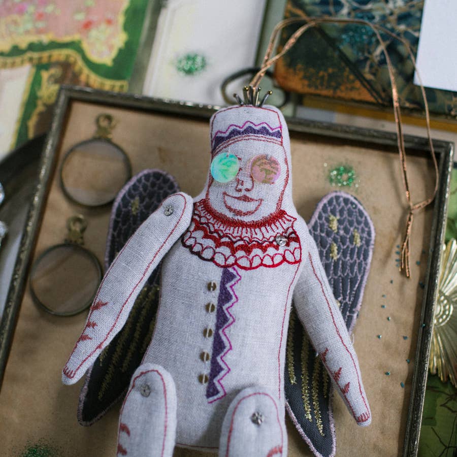 Skippy Cotton - Wholesale Ornament - Flying Monkey, Oz Cotton Wallhanging, Ornament, Token1