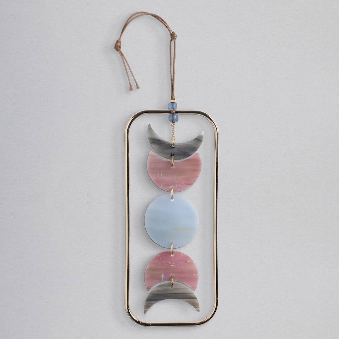 Scout Curated Wears - Wholesale Suncatcher - Stained Glass Light Catcher - Moon Phase2