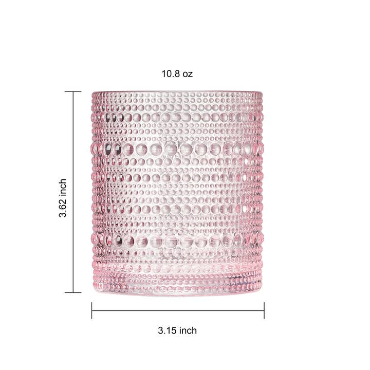 The Wine Savant / Khen Glassware - Vendita all'ingrosso Bicchieri da cocktail/superalcolici - Bicchieri alti con perline a chiodo | Set di 63