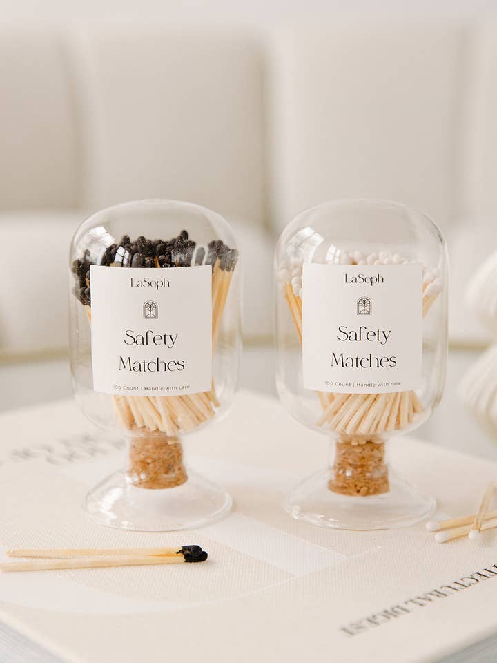 Glass Matches Cloche for wholesale by LaSoph