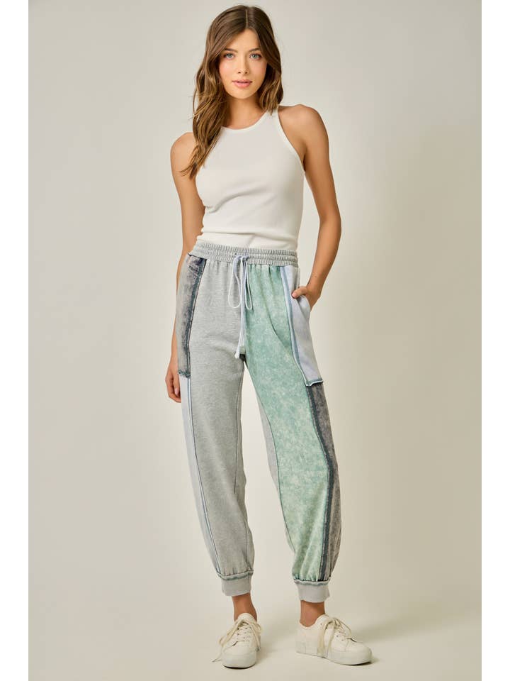 Mystree - Wholesale Pants - Women's - 61539 Color Blocked Track Pants14