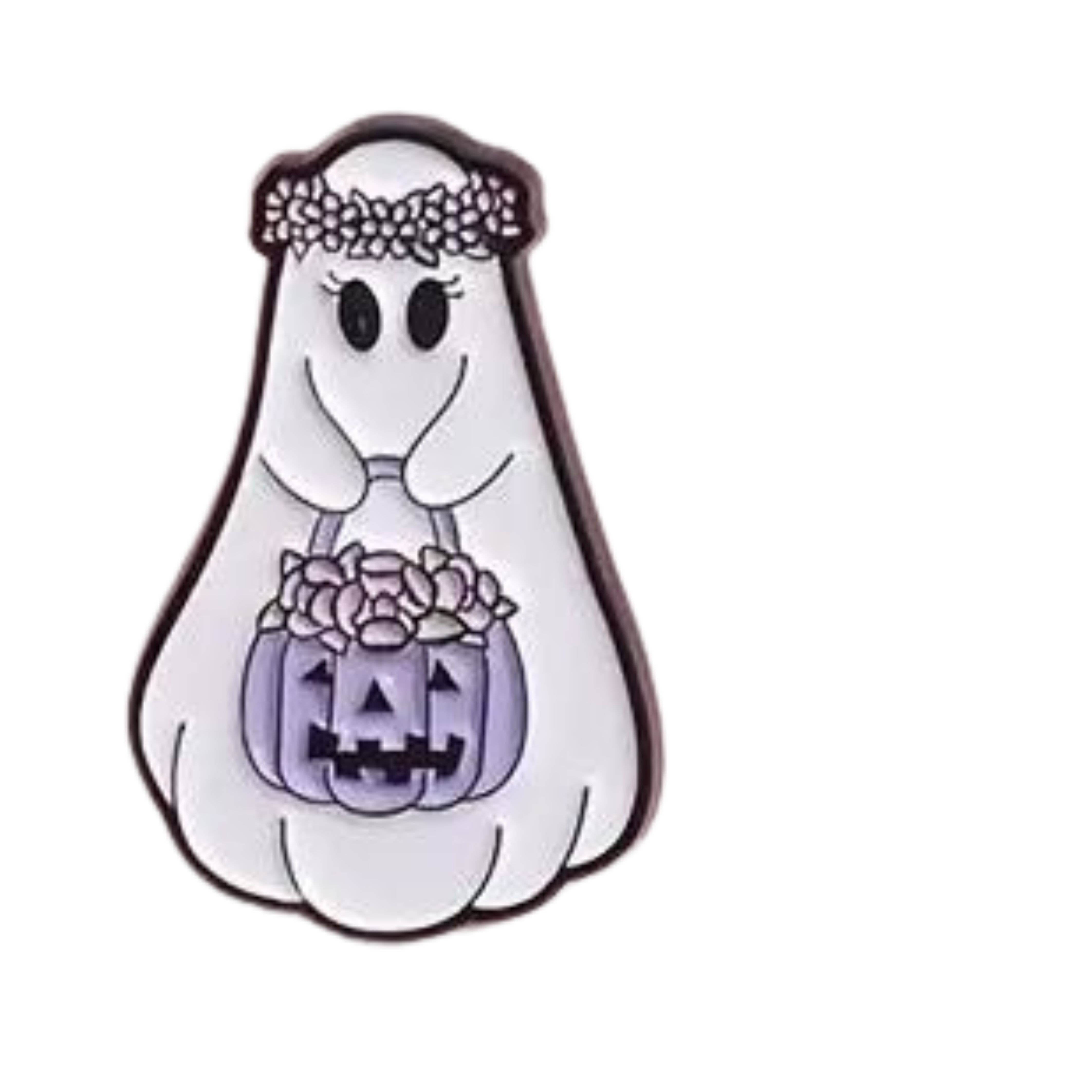 Magnifique Hearts - Wholesale Reversspeld/knoop - Whimsical Ghost Enamel Pins collectie - perfect voor de detailhandel0