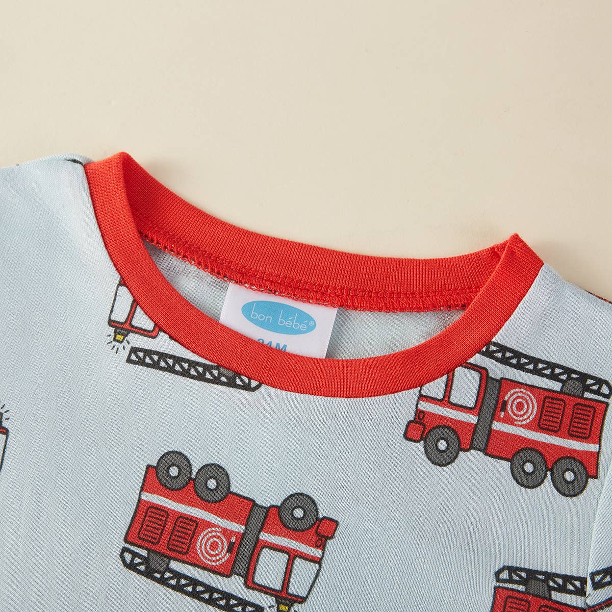Lollipop Dreams – wholesale Sleepwear set – Kids – 95% Viscose from Bamboo Fire Engine Bamboo Kids Pajama Set 2