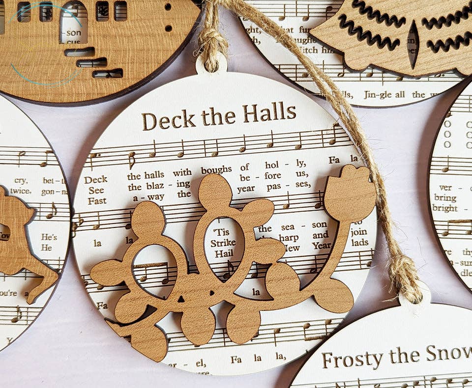 Roots & Routes Co - Wholesale Ornament - Christmas Songs Ornament2