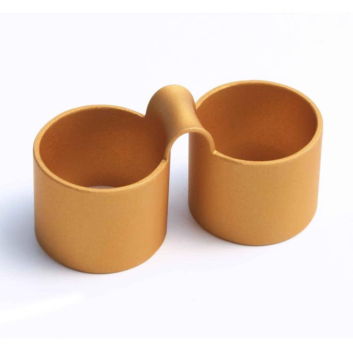 Double Fastener Gold for wholesale by Industrial Jewellery Ltd