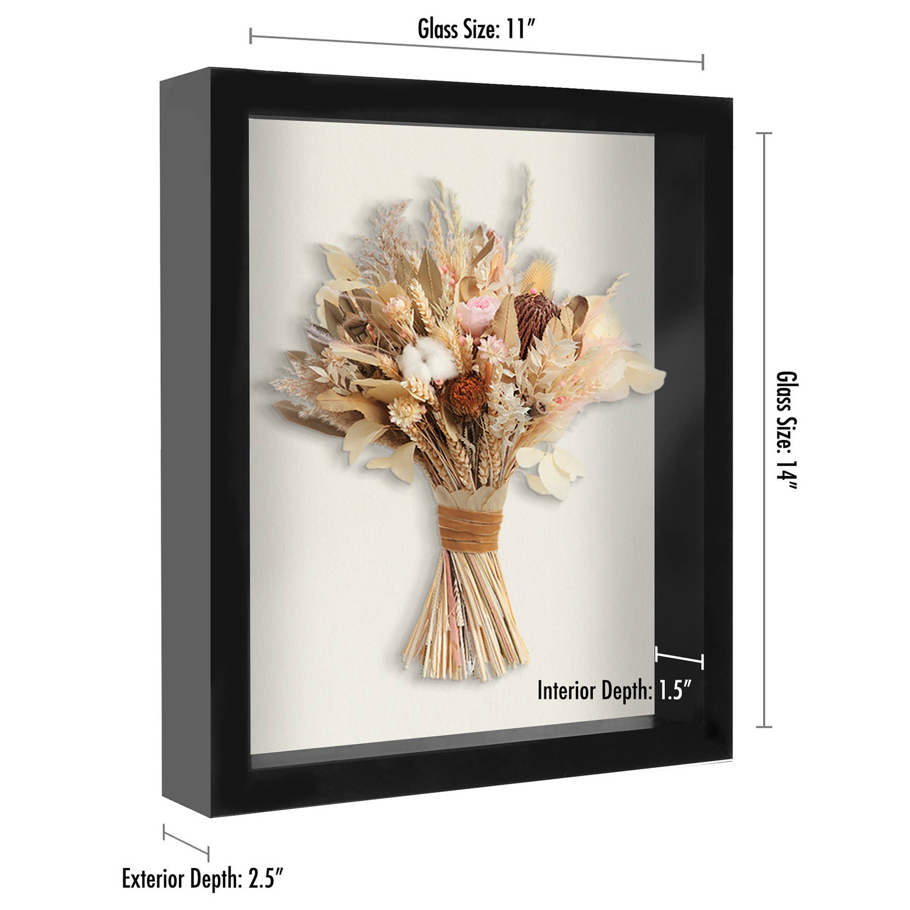 Americanflat Shadow Box Frame with Black Molding (2 Pack) for wholesale on Faire5