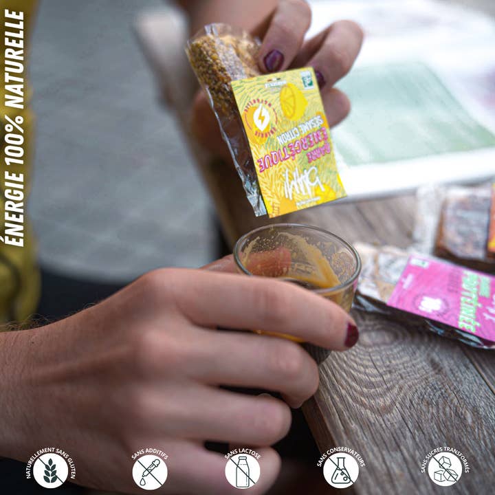 bAAM! - Wholesale Snack Bar - Organic energy bar (40g) - SESAME LEMON 🍋5