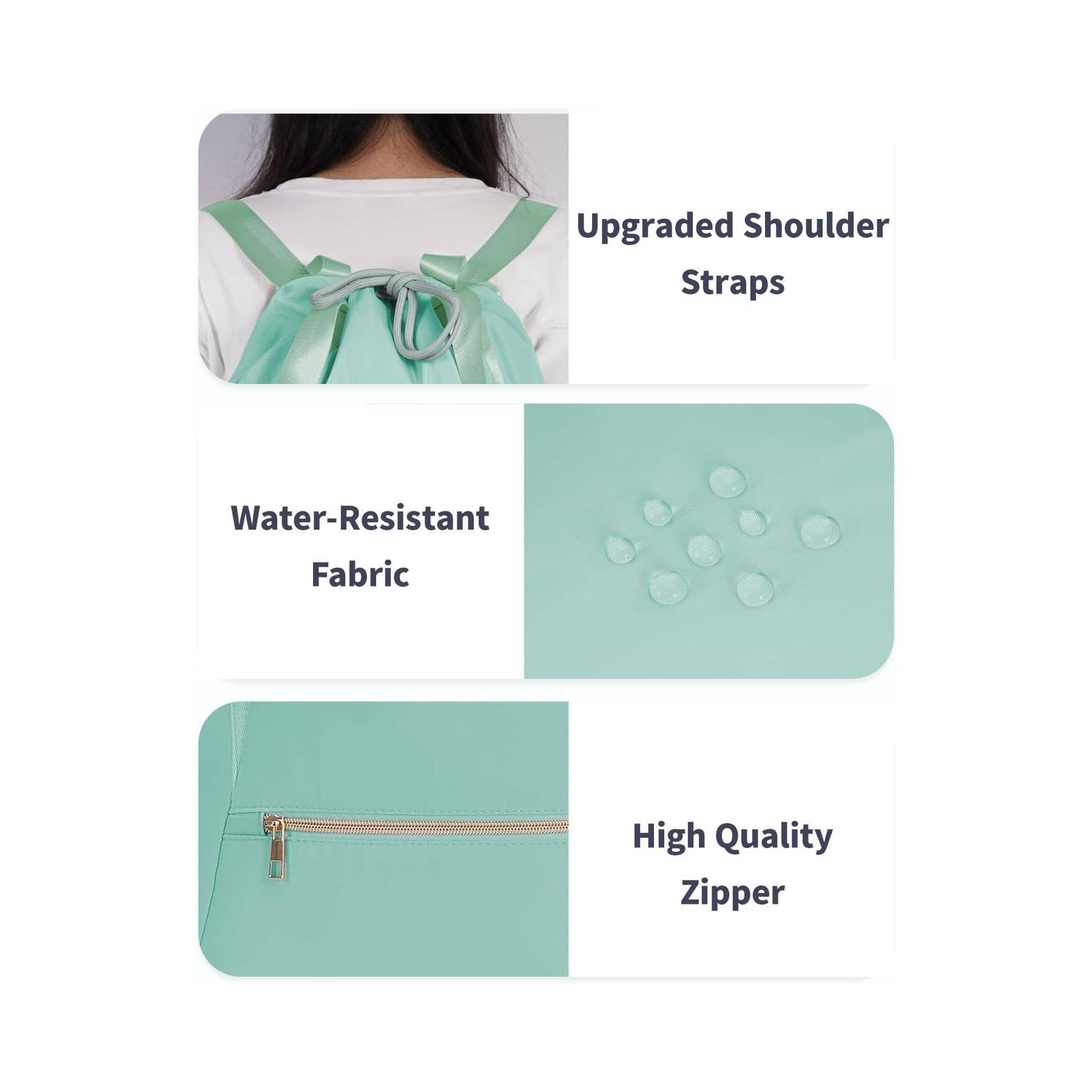 wandf - Wholesale Drawstring Bag - Unisex - Ceneda Drawstring Backpack  Water Resistant Sports Gym Sack40