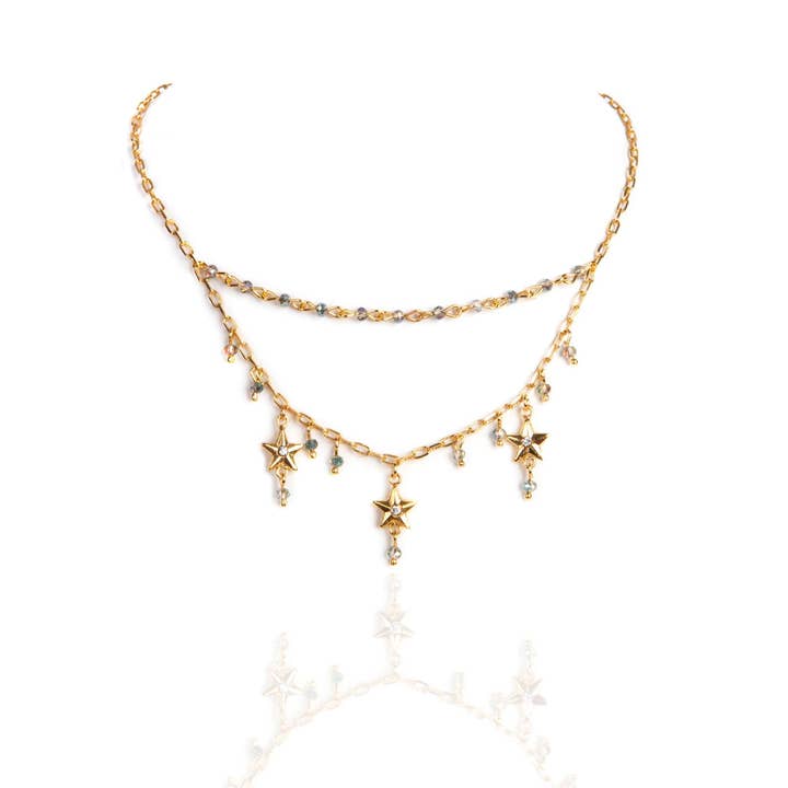Esme Star Necklace for wholesale by VSA Designs Inc.