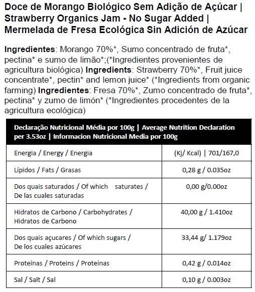 Casa da Prisca - Venta al por mayor Mermelada/gelatina - Caramelo 100% orgánico de frambuesa, frutos rojos y fresa6